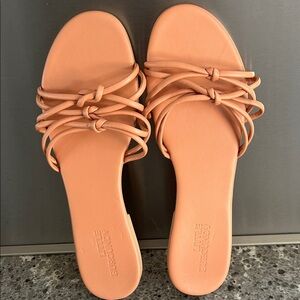 Orange Women's Strappy Sandals